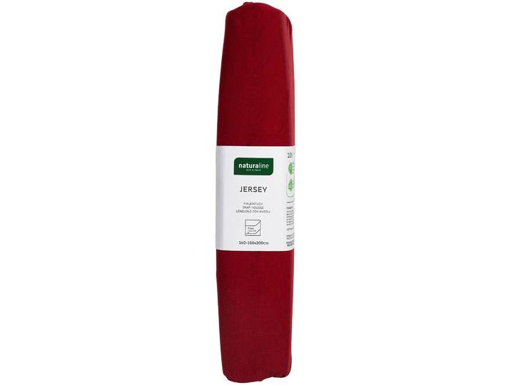 Naturaline Textil Bio Fixl. Jersey 160x200 rot