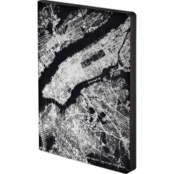 Nightflight Light NYC Gepunktetes Notizbuch L 176 Seiten 120 g/m2