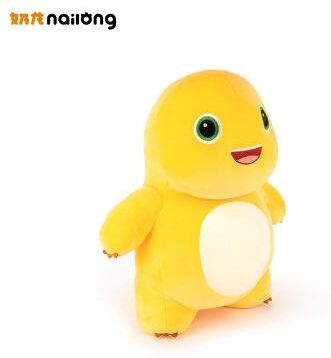 Inspire Select Cute Nailong Smile Dinosaur Plush Toy Soft Anime Cartoon Stuffed Pillow For Kids open 7.1 In