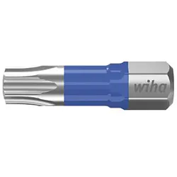 Wiha Bit Set T-Bit 25 mm TORX (T30) 5-teilges Set 1/4 zoll C6,3 in Box - 41609