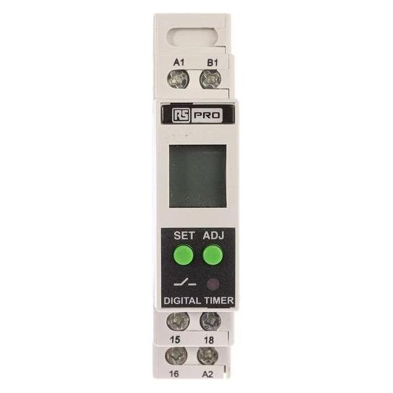 RS PRO 8 Function Time Relay 24-240Vac/dc (8966854)