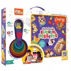 Chefclub Set - Rezeptbuch Kinderleichte KUCHEN & DESSERTS - mit Messbechern - deutsch 296478