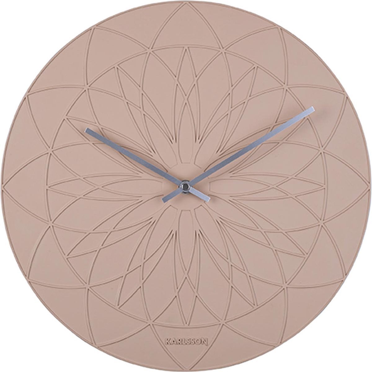 Karlsson Wandklok Fairytale Analoog - Polyresin - Zandbruin - Ø35cm