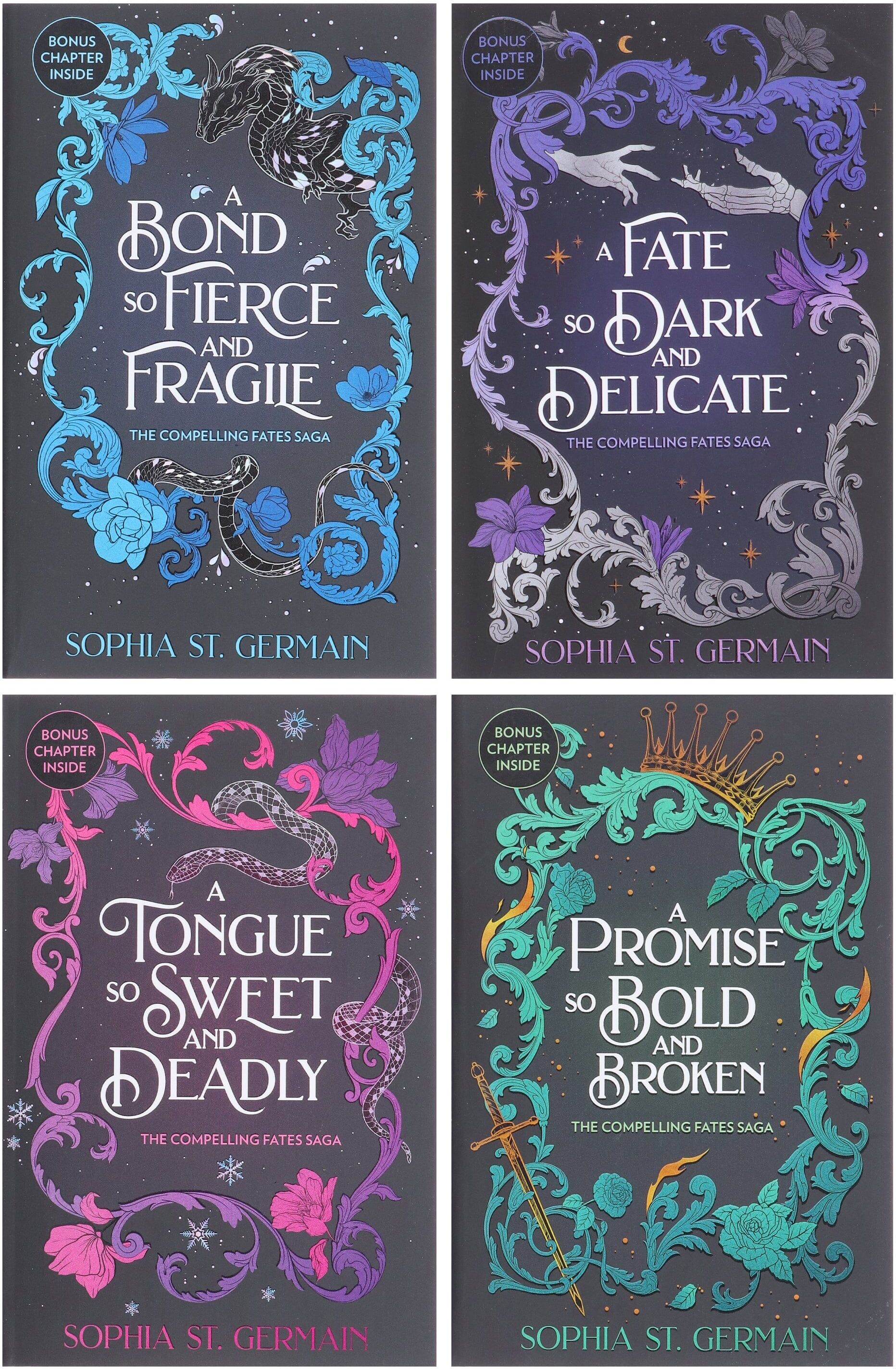 The Compelling Fates Saga by Sophia St. Germain 4 Books Collection Set - Fiction - Paperback Hachette