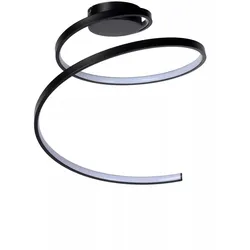 Lucide 46199/25/30 LED Deckenleuchte Maxence 1x24W | 1140lm | 3000k - schwarz, dimmbar
