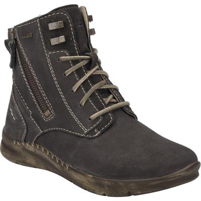 Stiefelette JOSEF SEIBEL "Conny 55, titan", Damen, Gr. 40, grau (titan), Obermaterial: 100% Rindsleder Leather cow., Schuhe Stiefelette