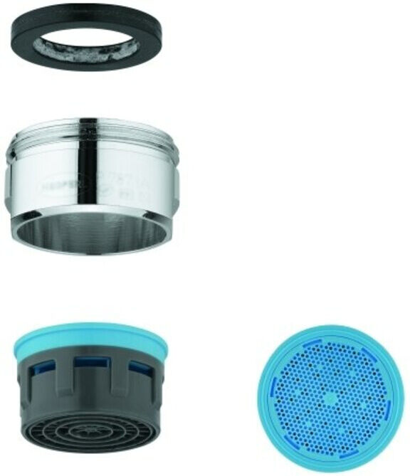 Grohe Mousseur 13929 Durchflußklasse A 15l/min bei 3 bar M24x1 chrom (13929000)