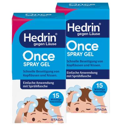 Hedrin Once Spray Gel Doppelpack 2x60 ml