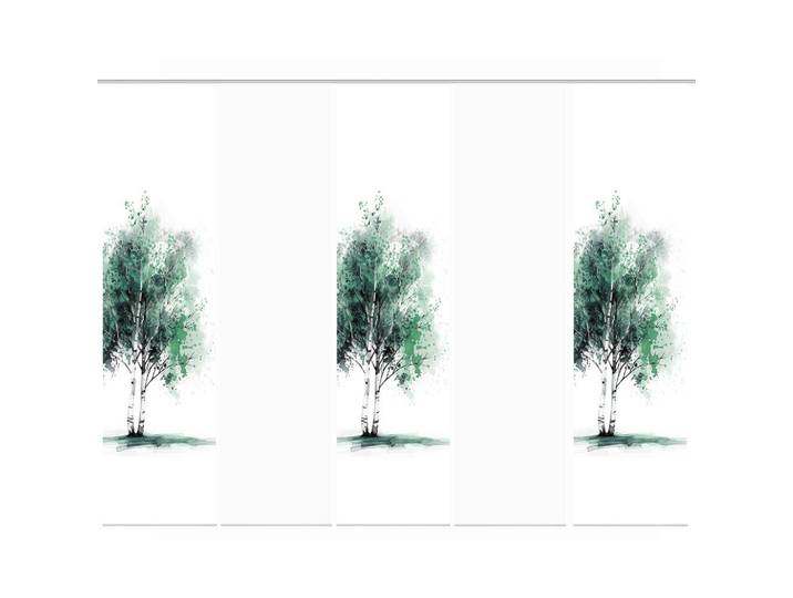 FLÄCHENVORHANG TREE 5ER SET