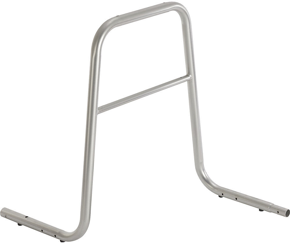 Fahrradständer nomadisch, Grundmodell, 2 Stellplätze, Metalloptik Mottez