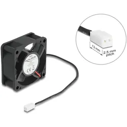 DELOCK Axiallüfter 5 V DC, 60 x 60 x 25 mm schwarz