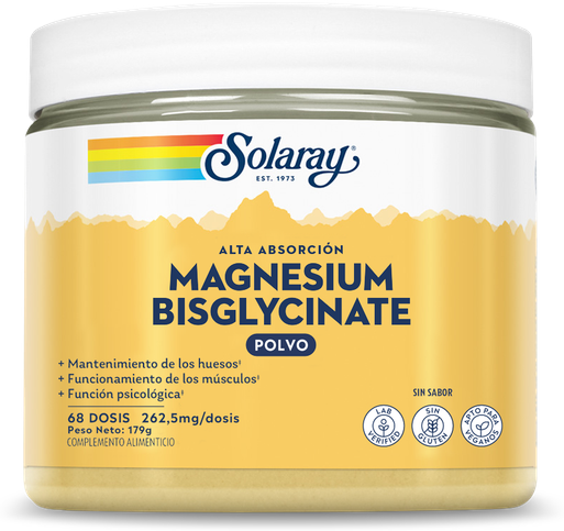 Solaray Magnesio Bisglycinate 179 gr