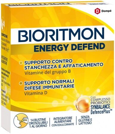 Dompe' Dompé Bioritmon Energy Defend Integratore Energetico 14bst
