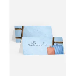 Tischkarten Weihnachten selbst gestalten mit Spruch und Fotos im Onlinedesigner bei Meine-Kartenmanufaktur.de