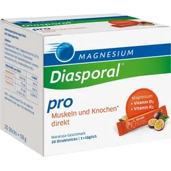 Magnesium Diasporal Pro+d3+k2 Muskeln+knochen Dir. 30 ST
