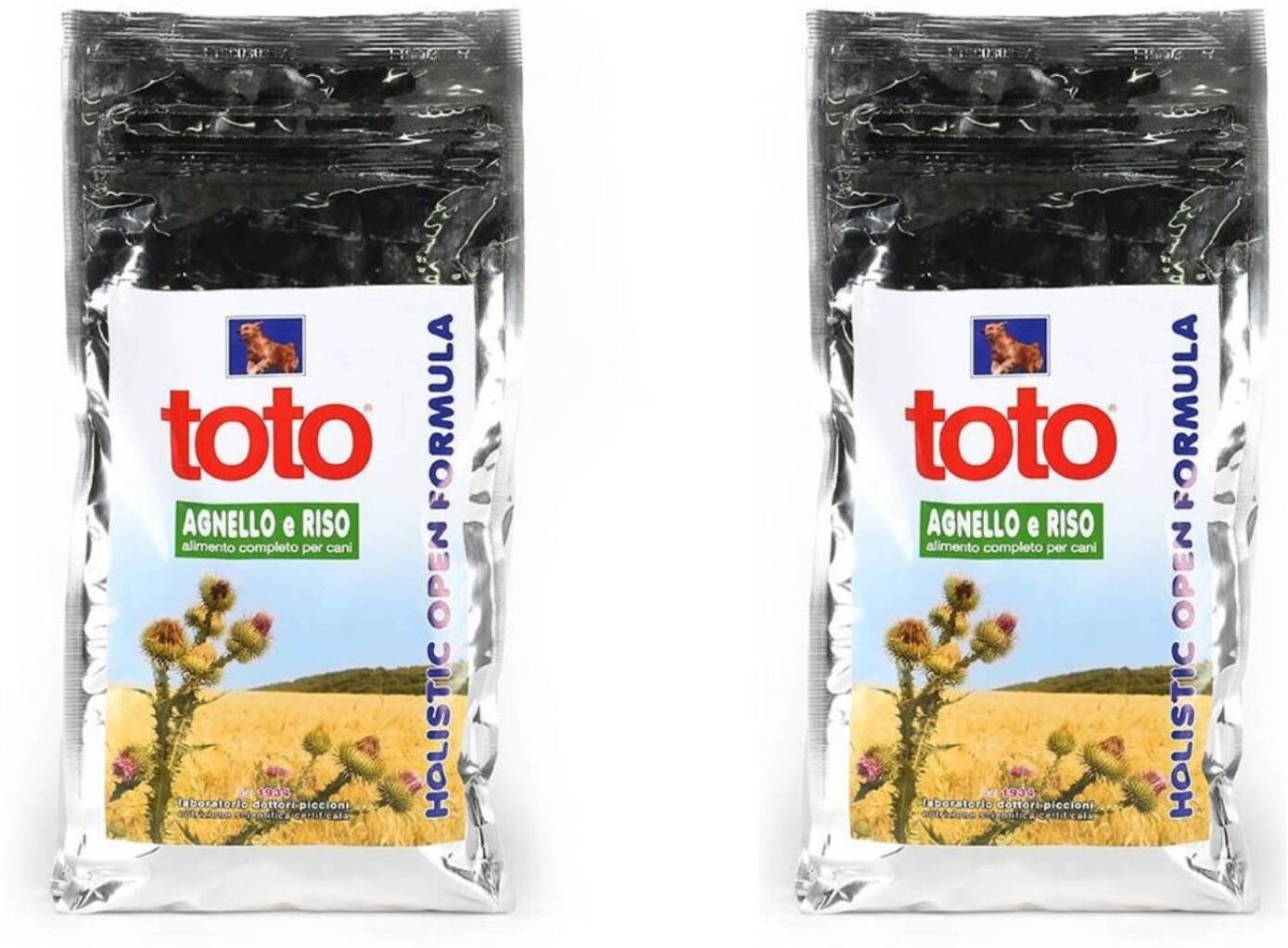 Toto PROMO 2 x 12 Kg Holistic Open Formula Agnello e Riso per Cani (€ 71,32 A SACCO)