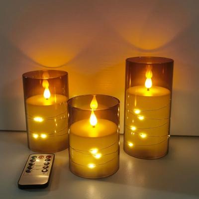 Uplifted Finds Flameless LED Candles With Remote Control Timers Battery Flickering Lights For Room Wedding Decor a