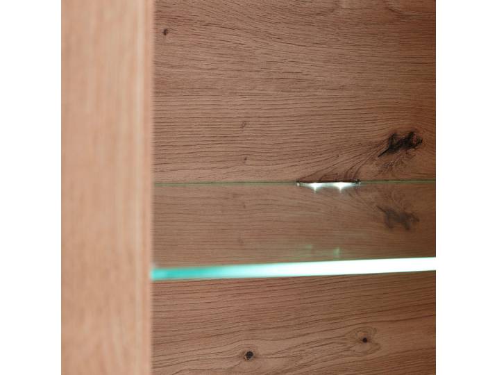 Hom`in Glasbodenbeleuchtungs-Set, Chromfarben, Metall, Kunststoff, 2-teilig, Lampen & Leuchten, Innenbeleuchtung, Schrankbeleuchtung