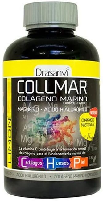 Drasanvi COLLMAR COLÁGENO + MAGNESIO + ÁCIDO HIALURÓNICO 180 Tabletas Masticables Cereza