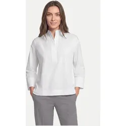 Bluse Lang 3/4 Arm Weiß 48
