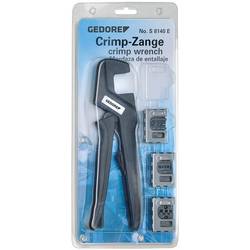 Gedore S 8140 E 1830899 Crimpzange Quetschverbinder Inkl. auswechselbarer Crimpeinsätzen