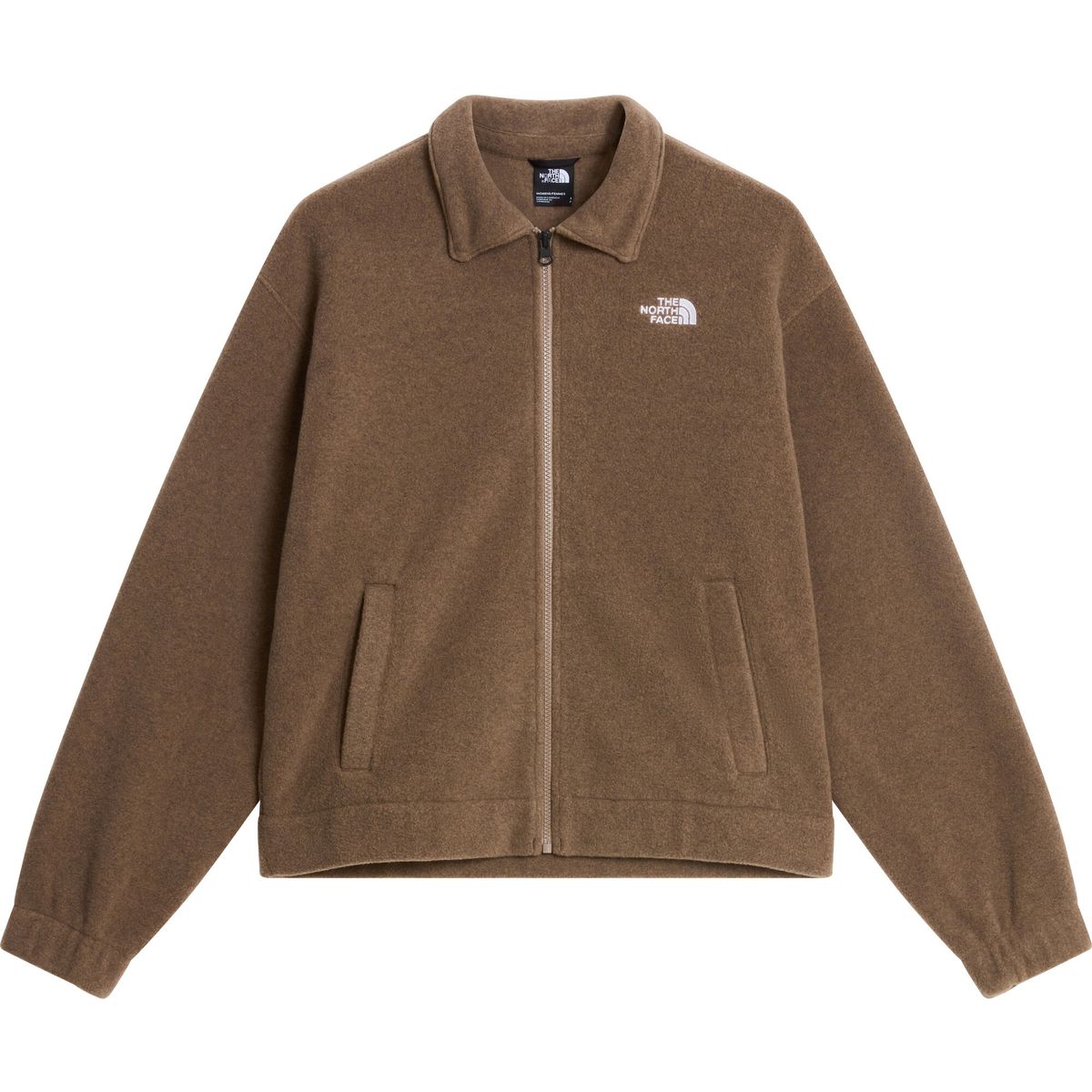 The North Face Womens Fleece Collared Jacket garnet black heather (US5) XS NF0A8J6KUS5-XS