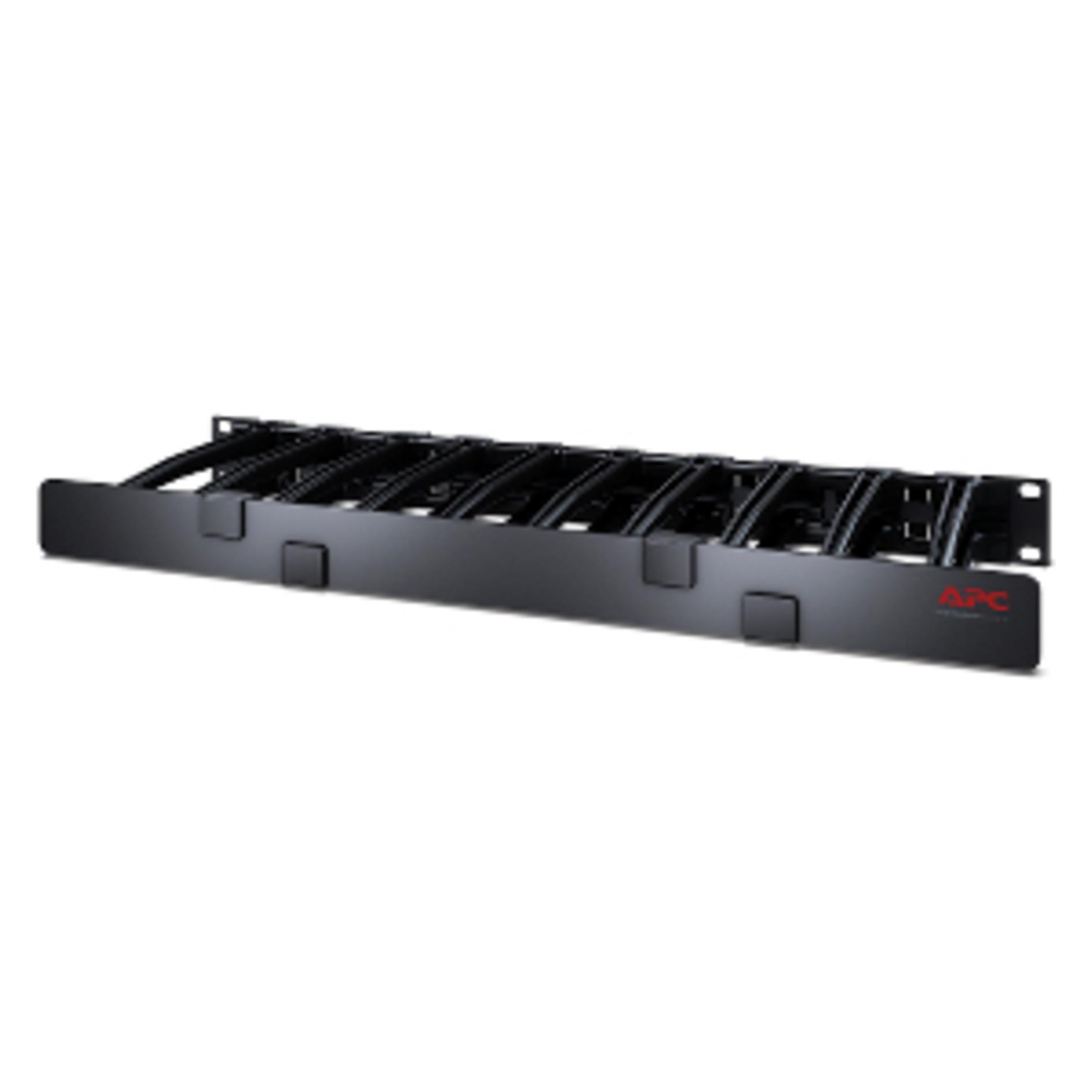 APC 1U Horizontal Cable Manager Deep, Single Sided with Cover (AR8612)