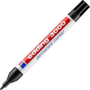 Edding 3000 Permanentmarker, Strichbreite 1,5 - 3 mm, schwarz