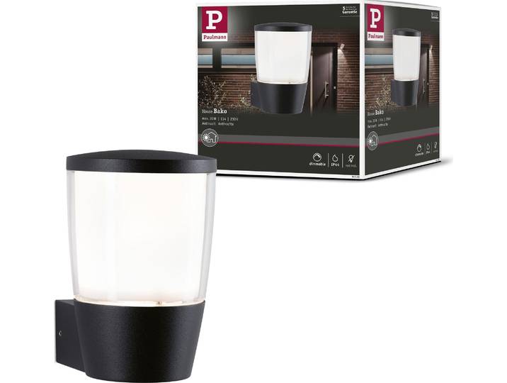 Paulmann LED Außenwandleuchte Bako seewasserresistent