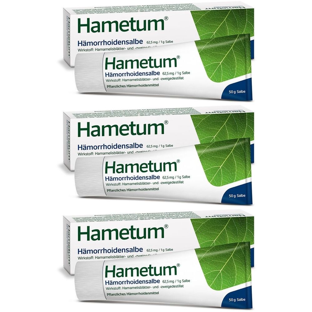 Hametum Hämorrhoiden Salbe x3 3x50 g