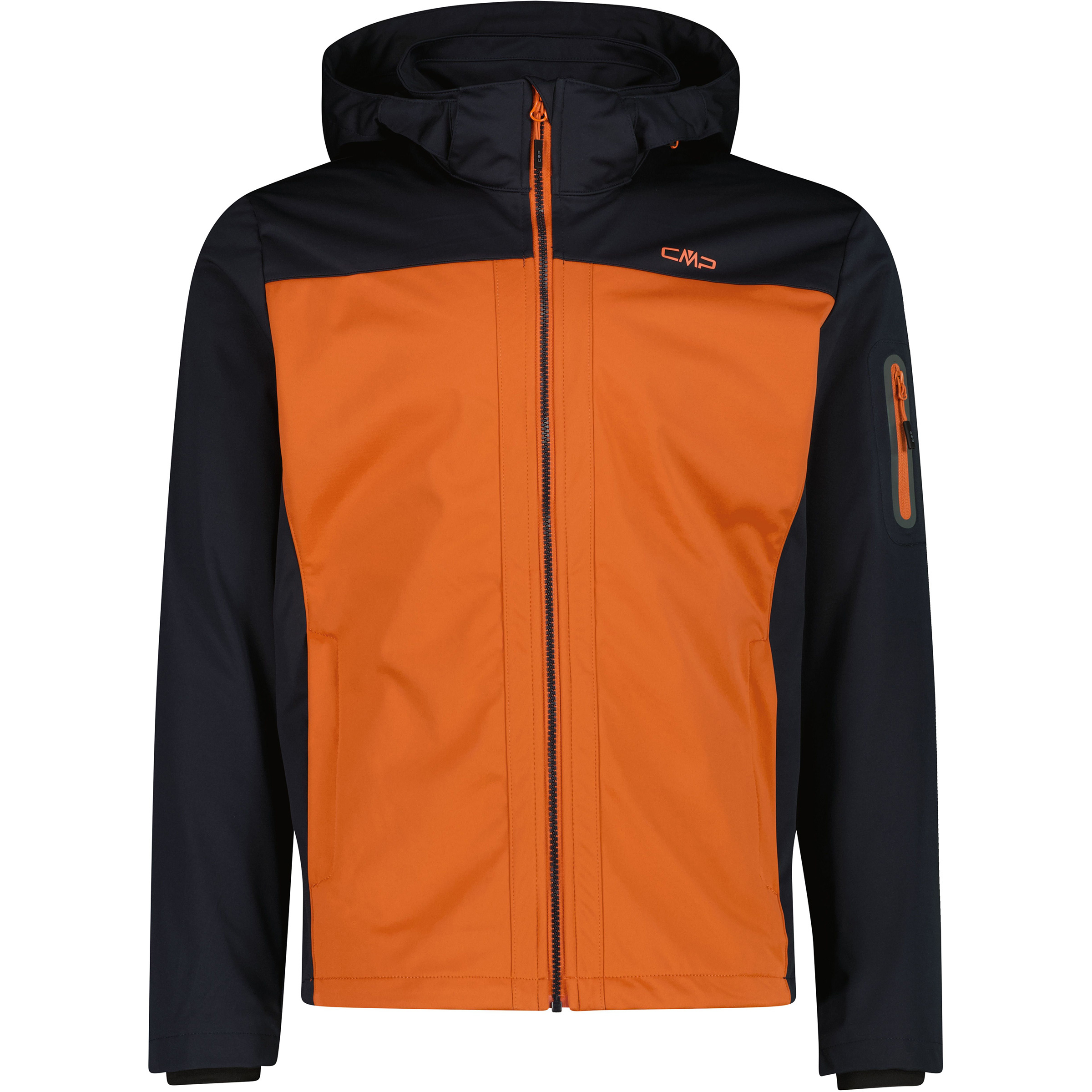 CMP Light Softshell Herren Softshelljacke orange Größe 3XL Trekking Wasserabweisend Wasserabweisend