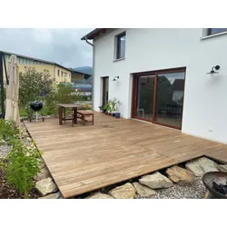 Eiche Terrassendielen, 23x140 mm KD, glatt/egalisiert *Rustikal*