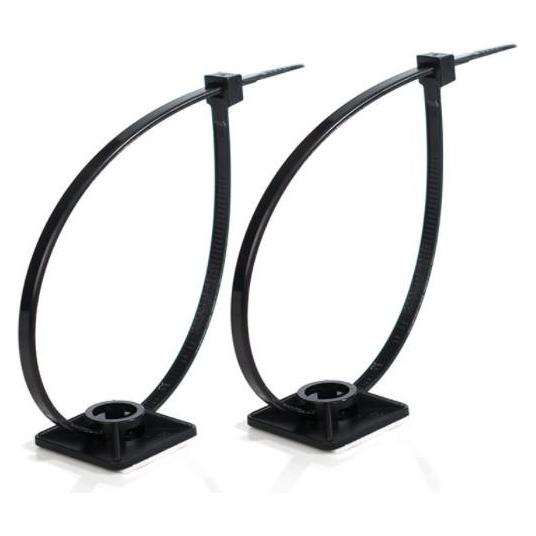 Trytyt HW-3ACB Selbstklebende Halterung - 19 x 19 mm - Schwarz - 100 Stück (19 mm, 100 Stk.) (TRYTYT)