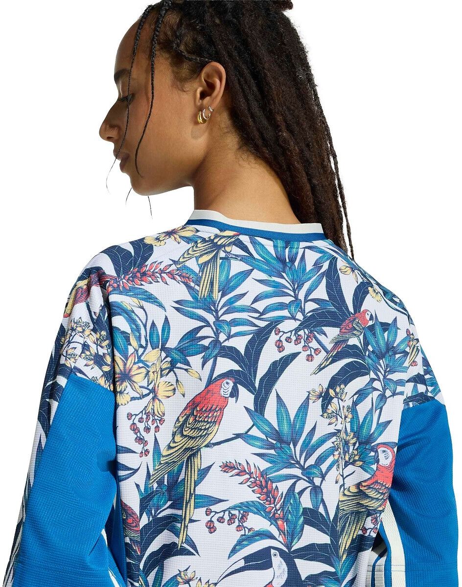 ADIDAS SPORTSWEAR T-shirt col V imprimé FARM RIO