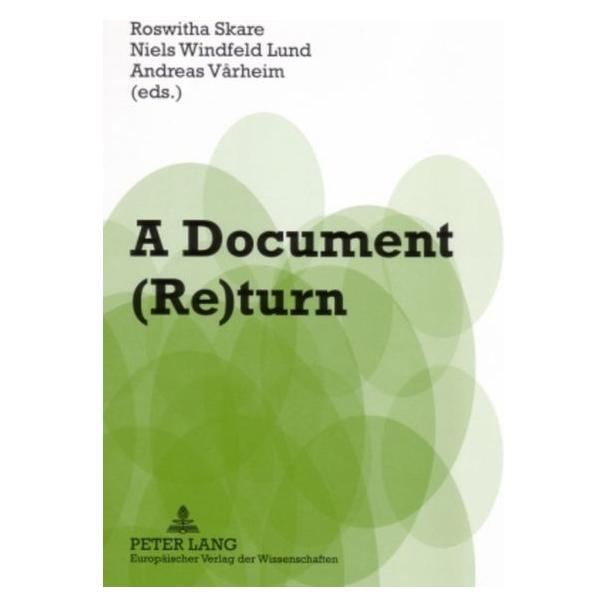 Peter Lang A Document (Re)turn (Englisch, Softcover) (56030599)
