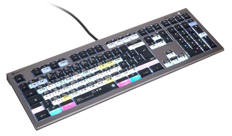 Logickeyboard Astra 2 Davinci Resolve DE Mac