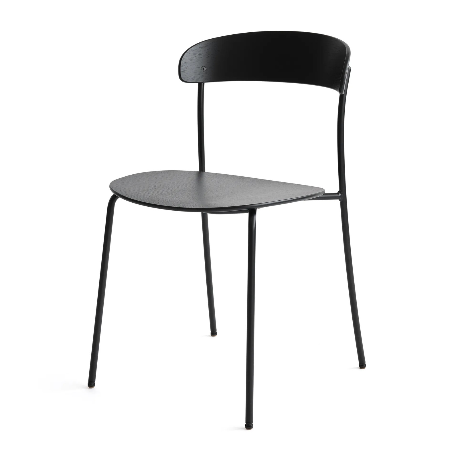 New Works Missing stoel Zwart essenhout