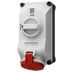 Mennekes 5603406G Wandsteckdose DUO 32A4P6h 400V IP44