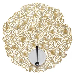 Chilewich, Tischset, Tischset Daisy Ø 38 cm, Gold (1 Stk., 38 cm)