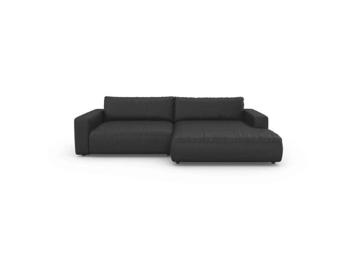 Musterring Lucia Sofa mit Lederbezug in verschiedenen Farben - Leder Puro grey - rechts Modern, Zeitlos