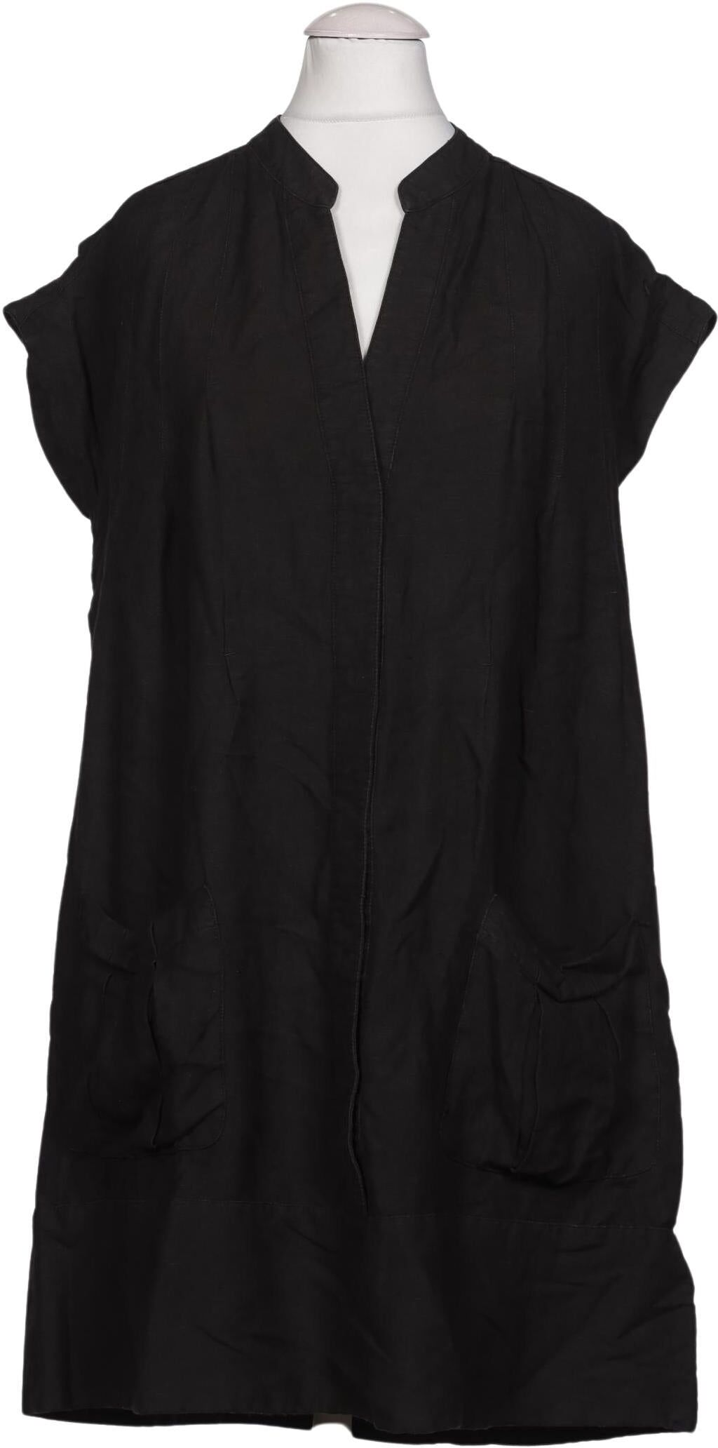 Kriss Trading Sweden Damen Kleid, Schwarz, Gr. M, Viskose / Leinen - Second Hand