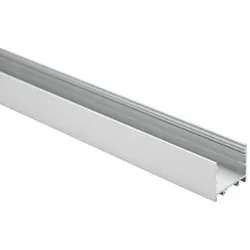 Brumberg 73606260 Segment-LED-Anbauprofil 53606260, 100 mm, alu, alu eloxiert, Maße: L x B x H: 1
