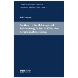 Die Grenzen der Meinungs- und Versammlungsfreiheit in öffentlichen Kommunikationsräumen, Fachbücher