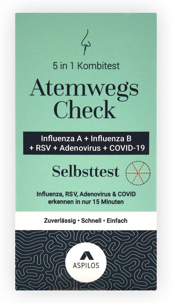 Aspilos Schnelltest 5in1 Viren & Erkältungscheck