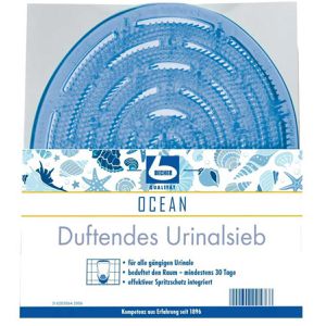 Dr.Becher Urinalsieb Duftendes Urinalsieb 1576000, 180 x 180mm, blau, mit Duft, Ocean
