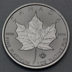 Platinmünze 1oz "Maple Leaf" diff. (Kanada)