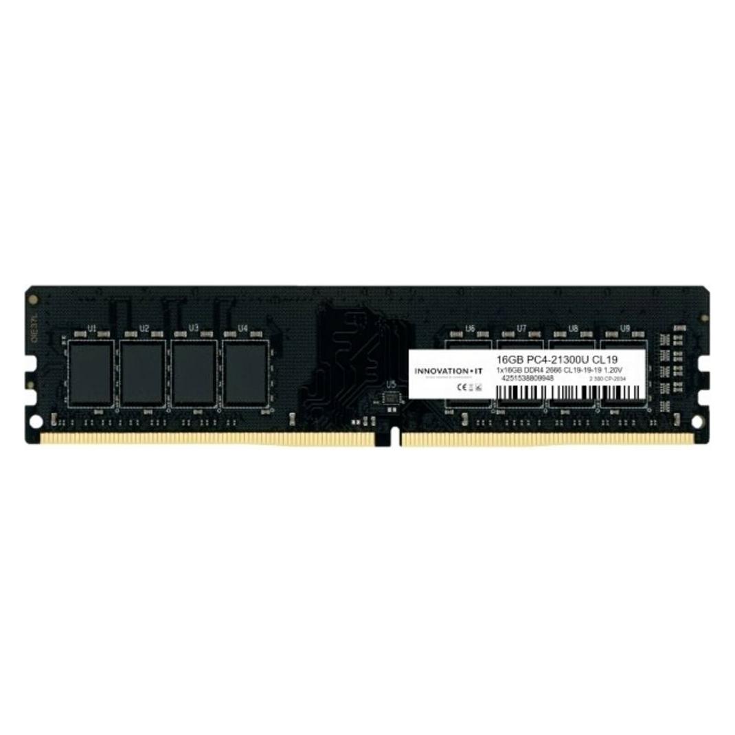 Innovation IT NDDR4 2666 16 GB SO CL19-19-19 1,2 V 8 Chips (1 x 16GB, 2666 MHz, DDR4-RAM, SO-DIMM) (4251538813044)