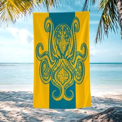 JML "Large Turtle Shark Seahorse Beach Towel Pool Swimming Towels 30"" X 60"", 35""x70"""