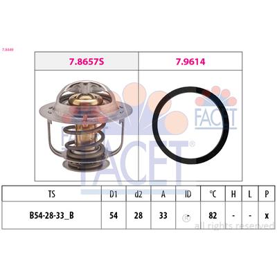 FACET Thermostat, Kühlmittel 78449 für NISSAN