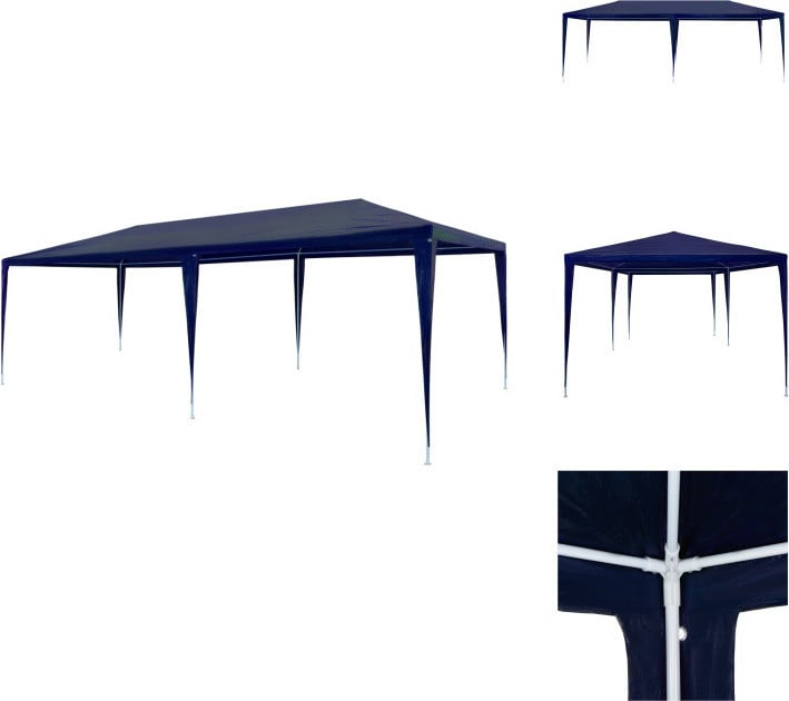 vidaXL Partytent 3x6 meter, blauw